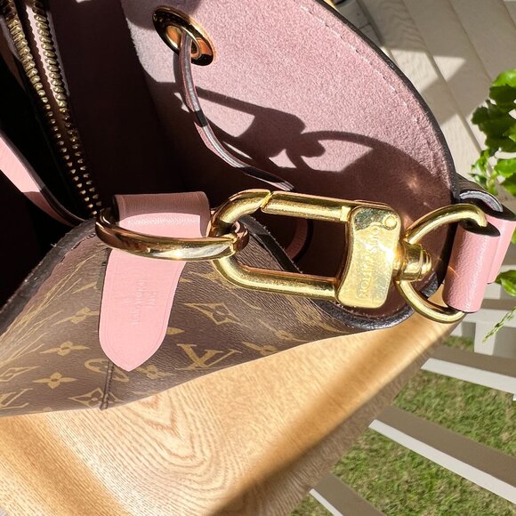 Authentic Louis Vuitton NéoNoé MM Crossbody Bucket Bag Rose Poudre - Picture 8 of 10